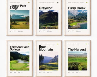 Canada Golf Poster — Parkland Wall Art