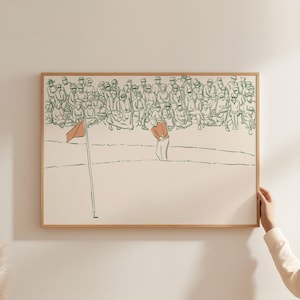 Vintage Golf Print, Golf Poster, Kunst für Golfbegeisterte, Golf Wanddekor, Golf Kunstwerk, Golf Wandkunst