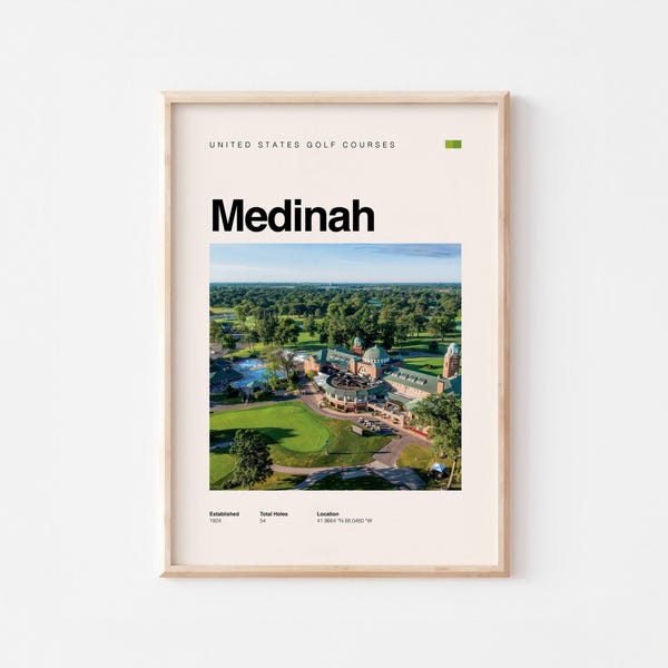 Medinah Golf Poster — Parkland Wall Art