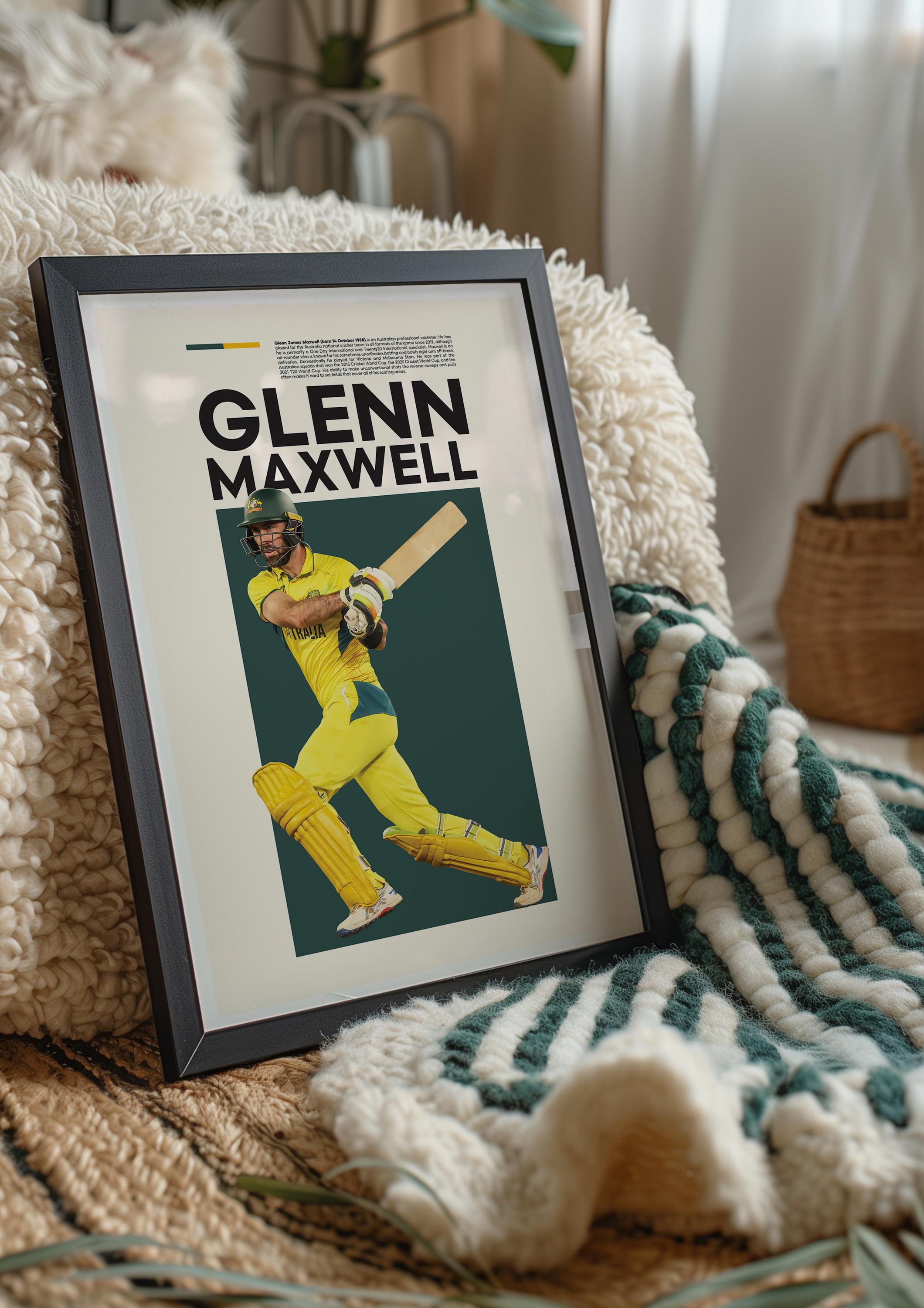Glenn Maxwell Poster: Cricket Art Print (digital Download) - Etsy