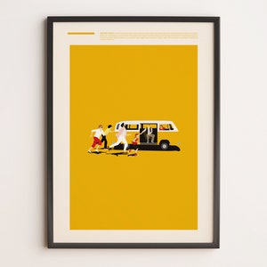 Little Miss Sunshine Filmplakat, Minimalistisches Filmplakat, Wandkunstdruck, druckbare Wandkunst, Filmdruck, Geschenkidee