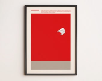 American Beauty Movie Poster: Minimalist Wall Art (Digital Download)