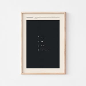 Poster del film Interstellar, poster minimalista del film, stampa artistica da parete, arte murale stampabile, stampa del film, idea regalo