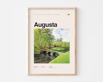 Augusta Golf Poster — Parkland Wall Art
