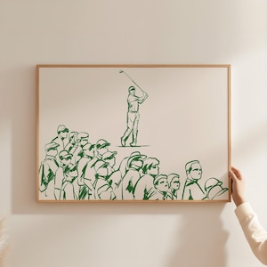 Vintage Golf Print, Golf Poster, Golf Print, Golf Wanddekor, Golf Kunstwerk, Golf Wandkunst