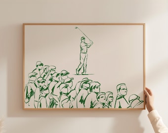 Vintage Golf Poster — Vintage Tee Box Art