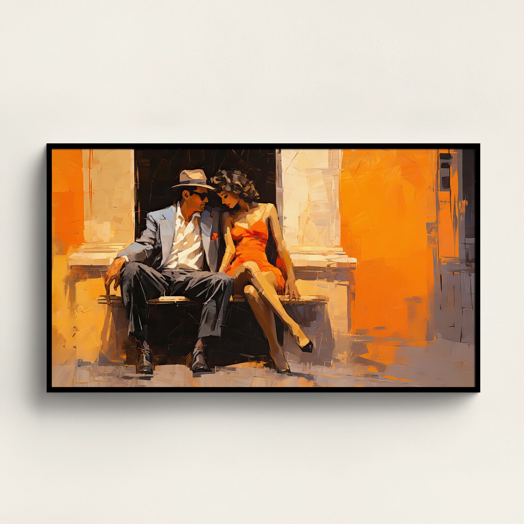 TV Art, Wall Art Frame, Painting for TV and Wall, Pop Art Modern Frame