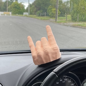Rock On Hand 3D File, Devils Horn, Rock Roll, Metal, Hand Horns, Heavy Metal Horns, Hand Horns, Car Decor, Stl File, Ring Holder