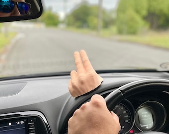 Waving Hand Car Dashboard, 2 Finger Waving Hand, Stl File 3D Printing, Lazy Waver, Car Accessories, Car Dashboard, Waving Hand Stl, 3D Model