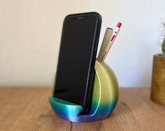 Bowling Ball Phone Holder STL File: 3D Printable Console