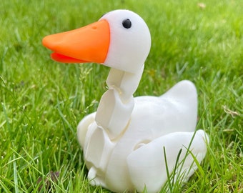 Flexi Print In Place Duck, 3D Printing Files Stl