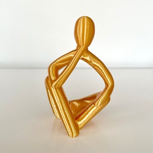 Abstract Thinker Statue Digital File, 3D Printing Files, Thinker Sculpture, Home Decor, Abstract Decoration, Interior Design, Art Gift