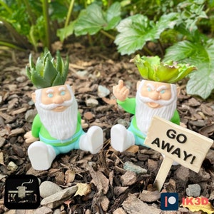 Garden Gnomes Stl 3D Printing Files, Funny and Rude Garden Decor Digital Files, Fantasy Figurines, Functional Print 3D Printing Patreon
