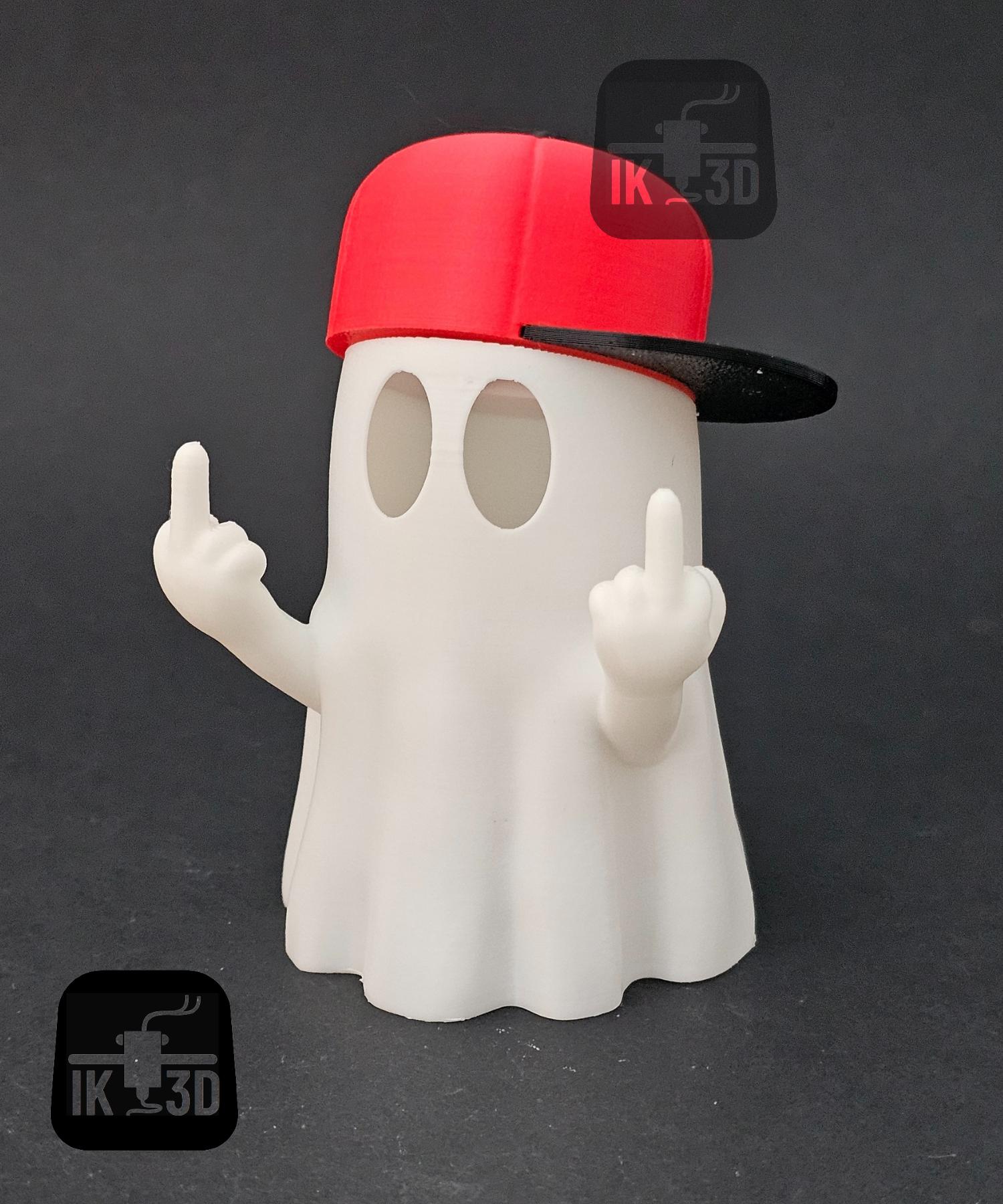 3Dプリント用ハロウィンSTL、ゴーストランプLEDキャンドル、かわいい