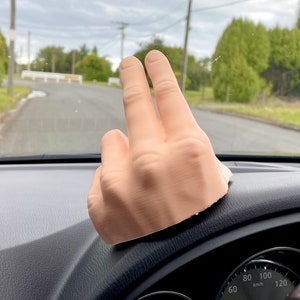 Waving Hand Car Dashboard, 2 Finger Waving Hand, Stl File 3D Printing, Lazy Waver, Car Accessories, Car Dashboard, Waving Hand Stl, 3D Model image 4