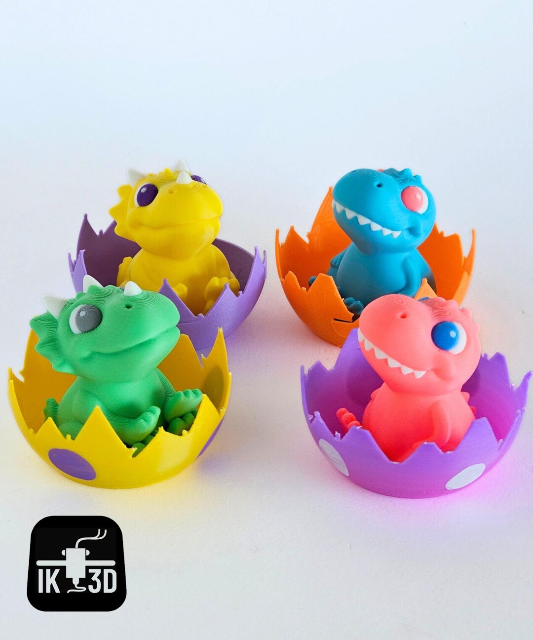 Surprise Dinosaur Egg STL, Breakable Egg Toy, Baby Dino 3D Print ...