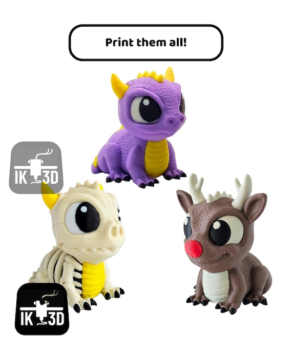 CATOR – Lot De 3 Figurines Dragons Miniatures – 13 Cm – ABS Vinyle – Cadeau Anniversaire Pour Enfants
