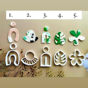 Polymer Clay Cutter STL, Pack Polymer Clay Cutters, Polymer Clay Tools, Digital STL File, Cookie Cutters, 3D Model, 3D Printing