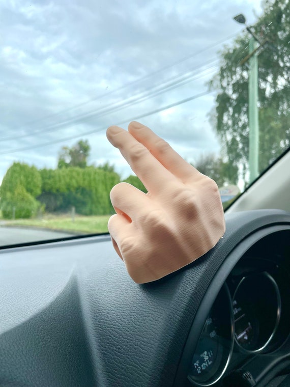 Winken Hand Auto Dashboard, 2 Finger Winken Hand, Stl Datei 3D