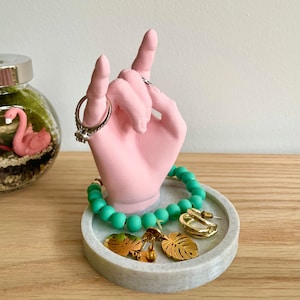 Rock On Hand Jewerly Organizer Digital File, Hand Jewerly Holder, Rock and Roll Hand Sculpture, Jewerly Dish, Rings Holder, Trinket Jewerly
