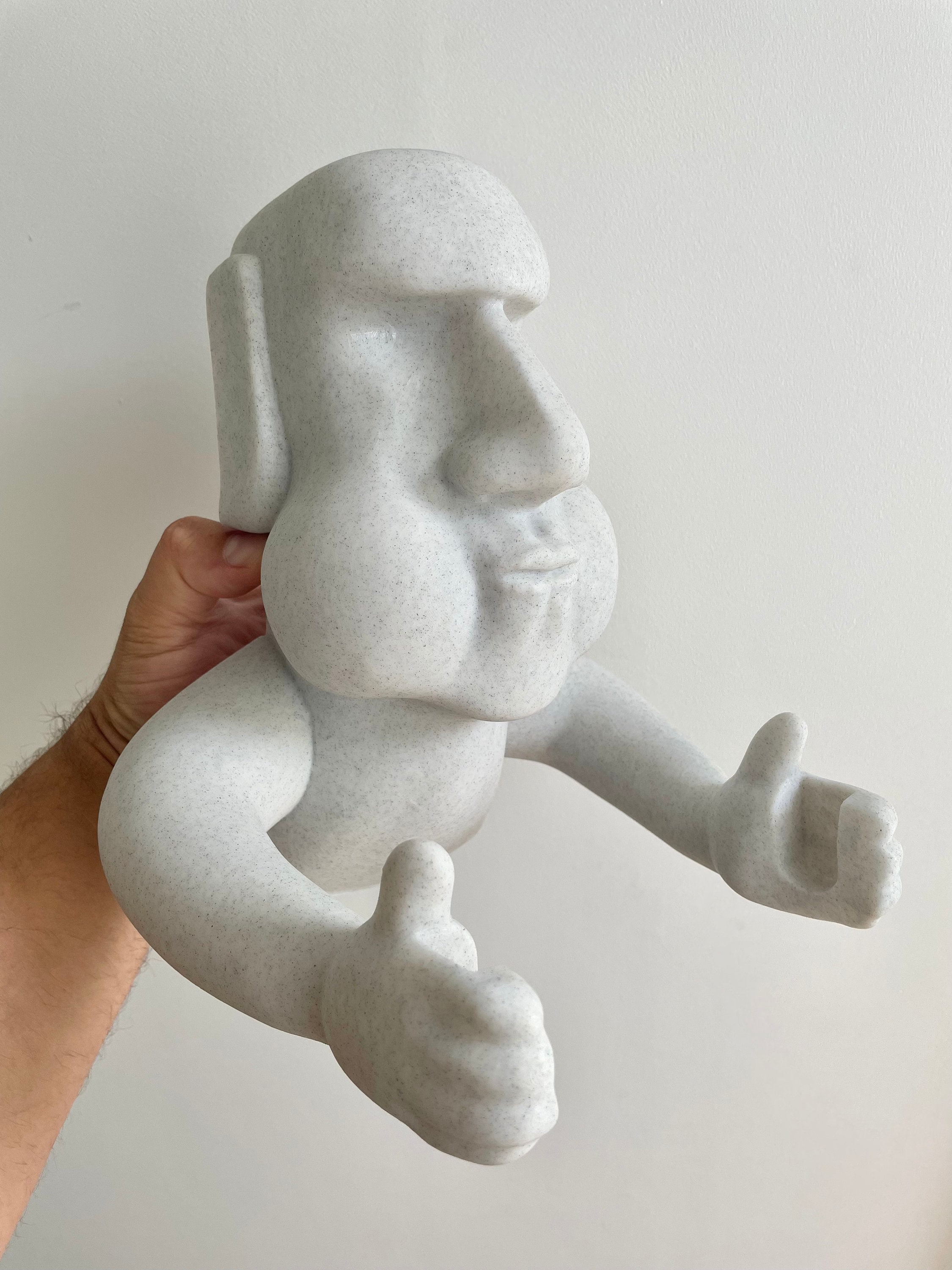 3D STL File Moai Toilet Roll Holder 3D Print Funny Toilet Etsy