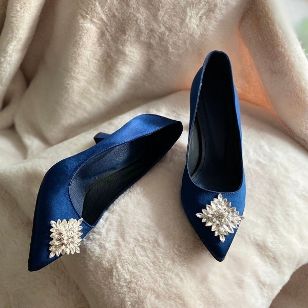 ice blue bridal shoes