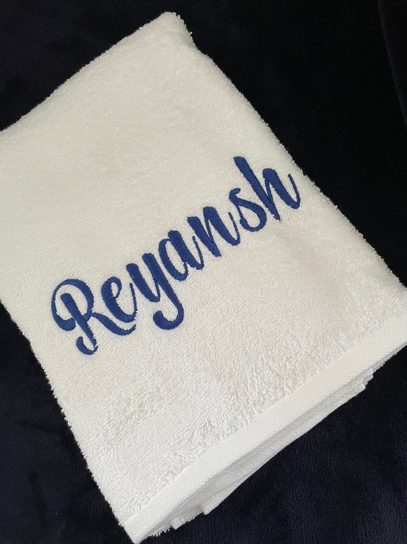 Personalised towels, Embroidered towels , Personalised embroidered towels, Towels for gift,Custom towels image 9