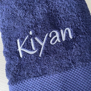 Personalised towels, Embroidered towels , Personalised embroidered towels, Towels for gift,Custom towels image 8