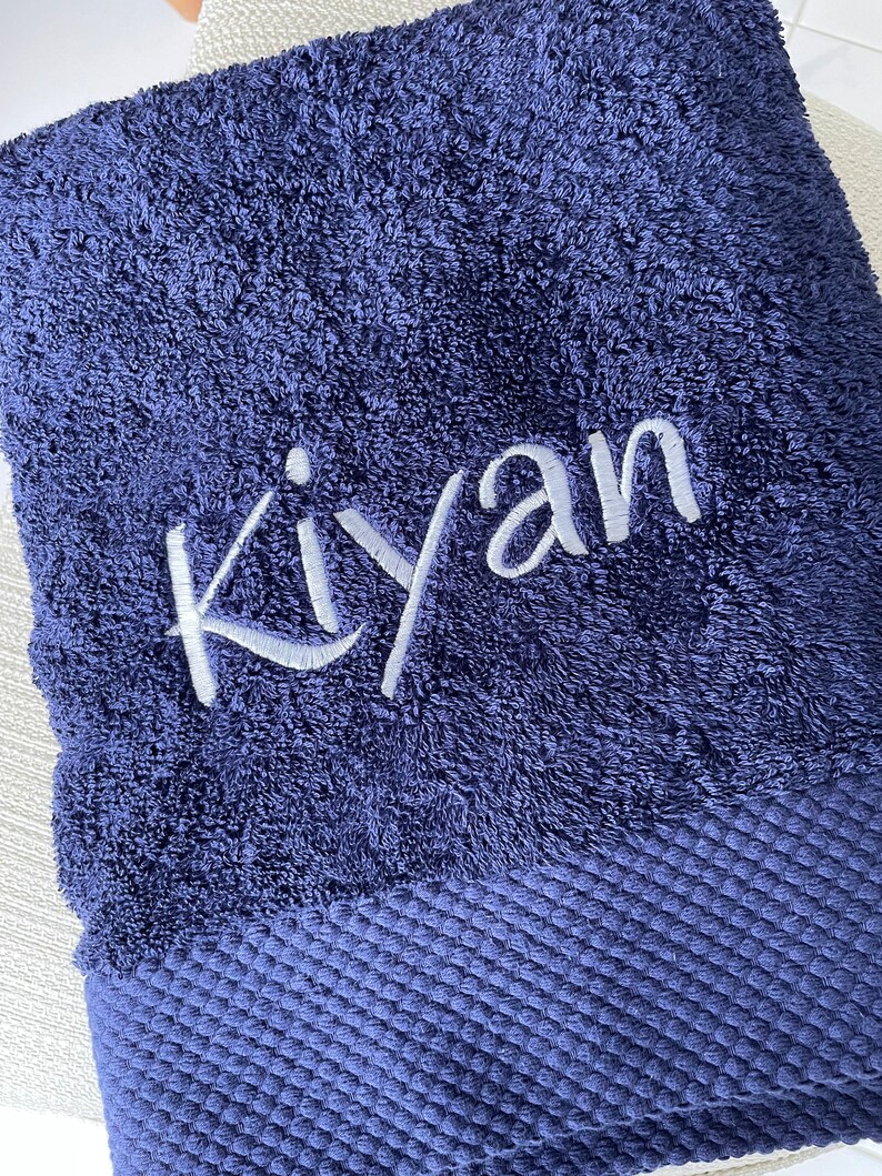 Personalised towels, Embroidered towels , Personalised embroidered towels, Towels for gift,Custom towels image 8