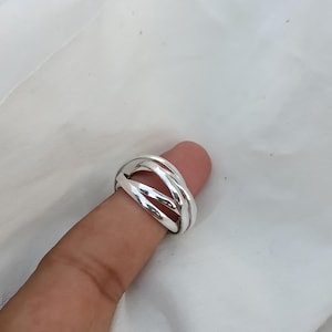 5 Band  Rolling Ring ,Five Days Ring ,Silver Band Ring , 925 Sterling Silver Ring ,Anniversary Ring ,Gift For Women   Handmade Silver Ring.