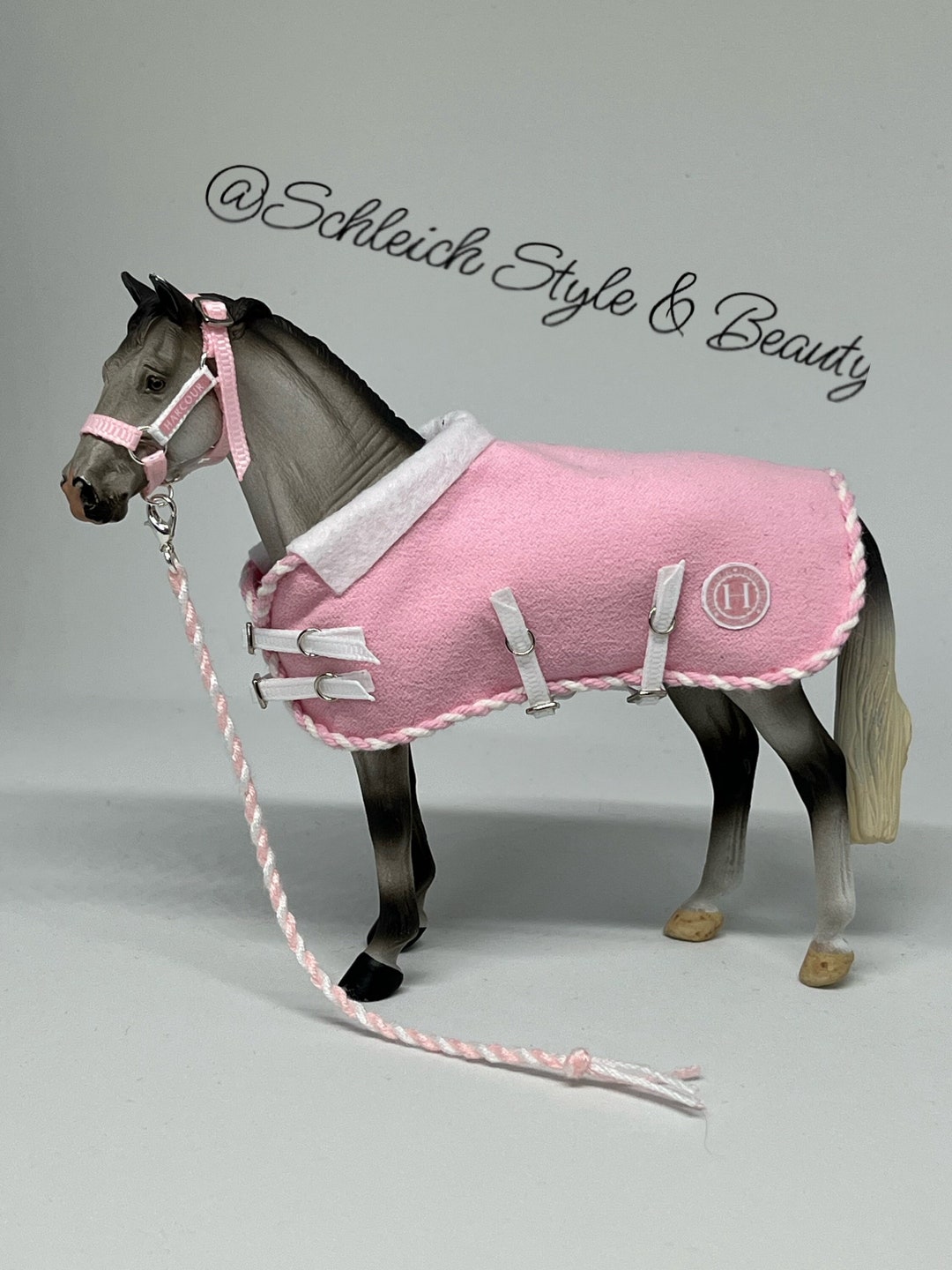 Schleich / Collecta Horse Halter Rope and Blanket Etsy