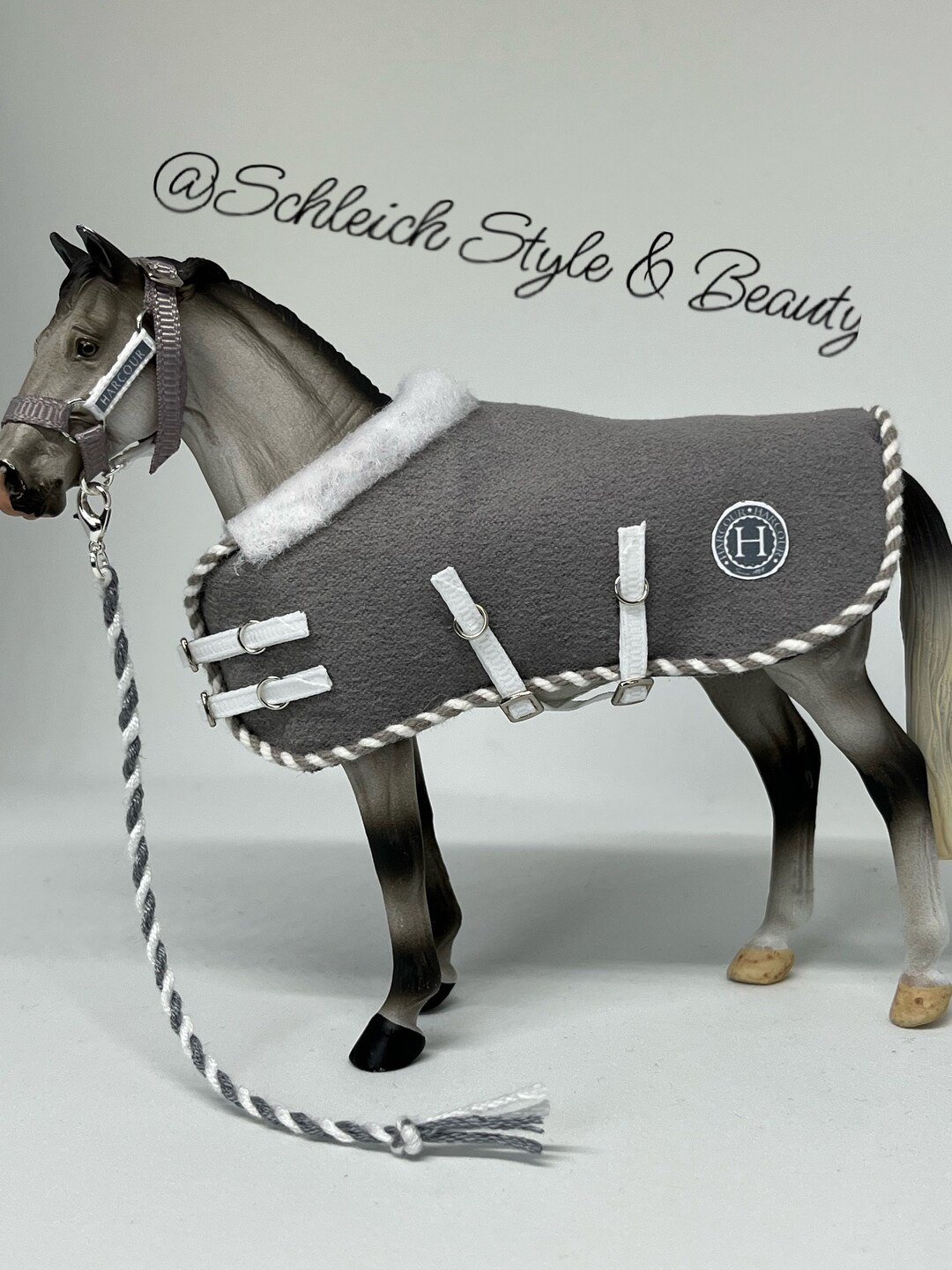 Schleich / Collecta Horse Halter Rope and Blanket Etsy