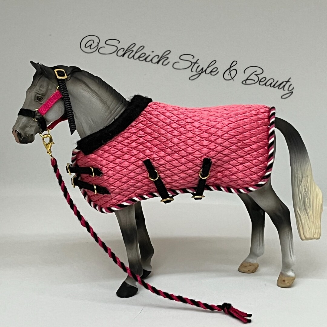 Schleich / Collecta Horse Halter Rope and Blanket Etsy