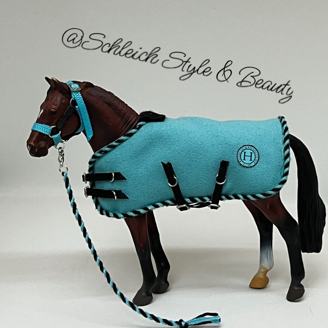 Schleich / Collecta Horse Halter Rope and Blanket Etsy