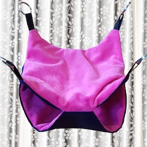 Hammock 20 x 20 cm to 40 x 40 cm for small animals rats, ferrets, degus, guinea pigs, sugar gliders, chinchillas, hamsters, mice, mice