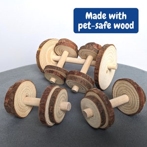 Wood Chew Toy Set for Small Pets (sanded + sanitised), Gerbil Toys, Hamster Chew Toys, Hamster Toys, Rat Toys, Rat Chew Toys, Toys for Mice