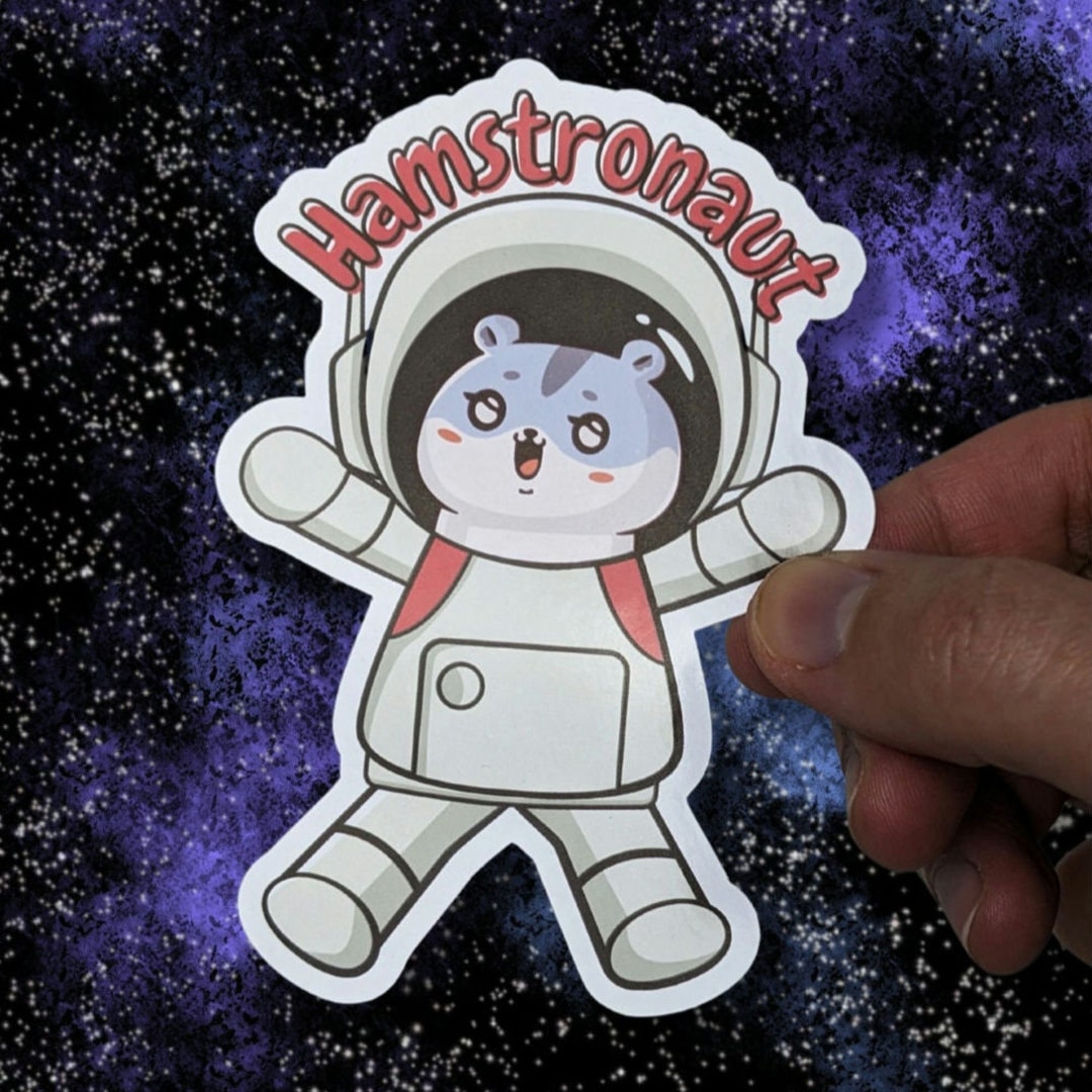 Large Hamster Sticker, Rodent Sticker, Pet Sticker, Cute Animal ...