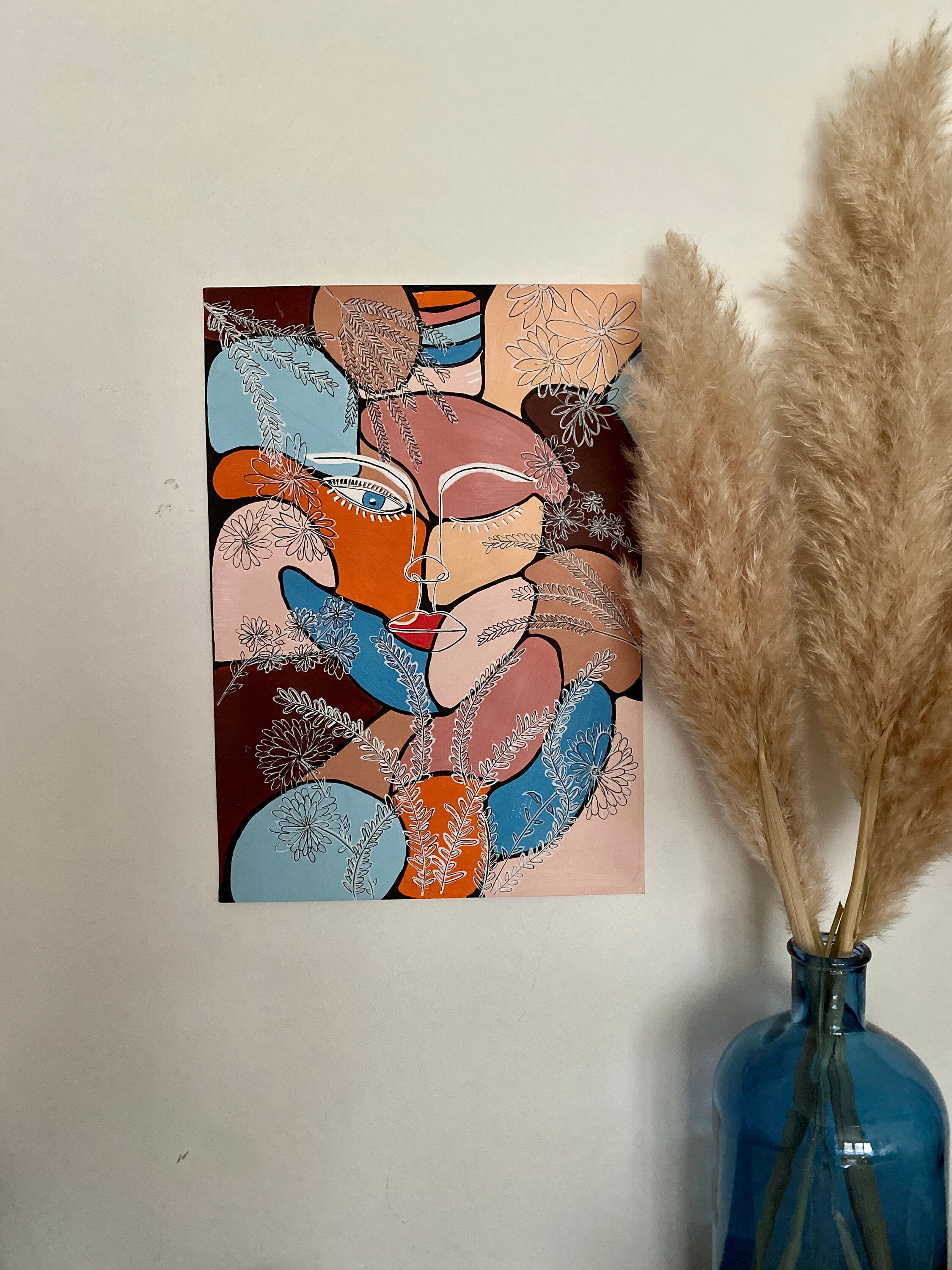 Woman Figure Painting - Silhouette Femme