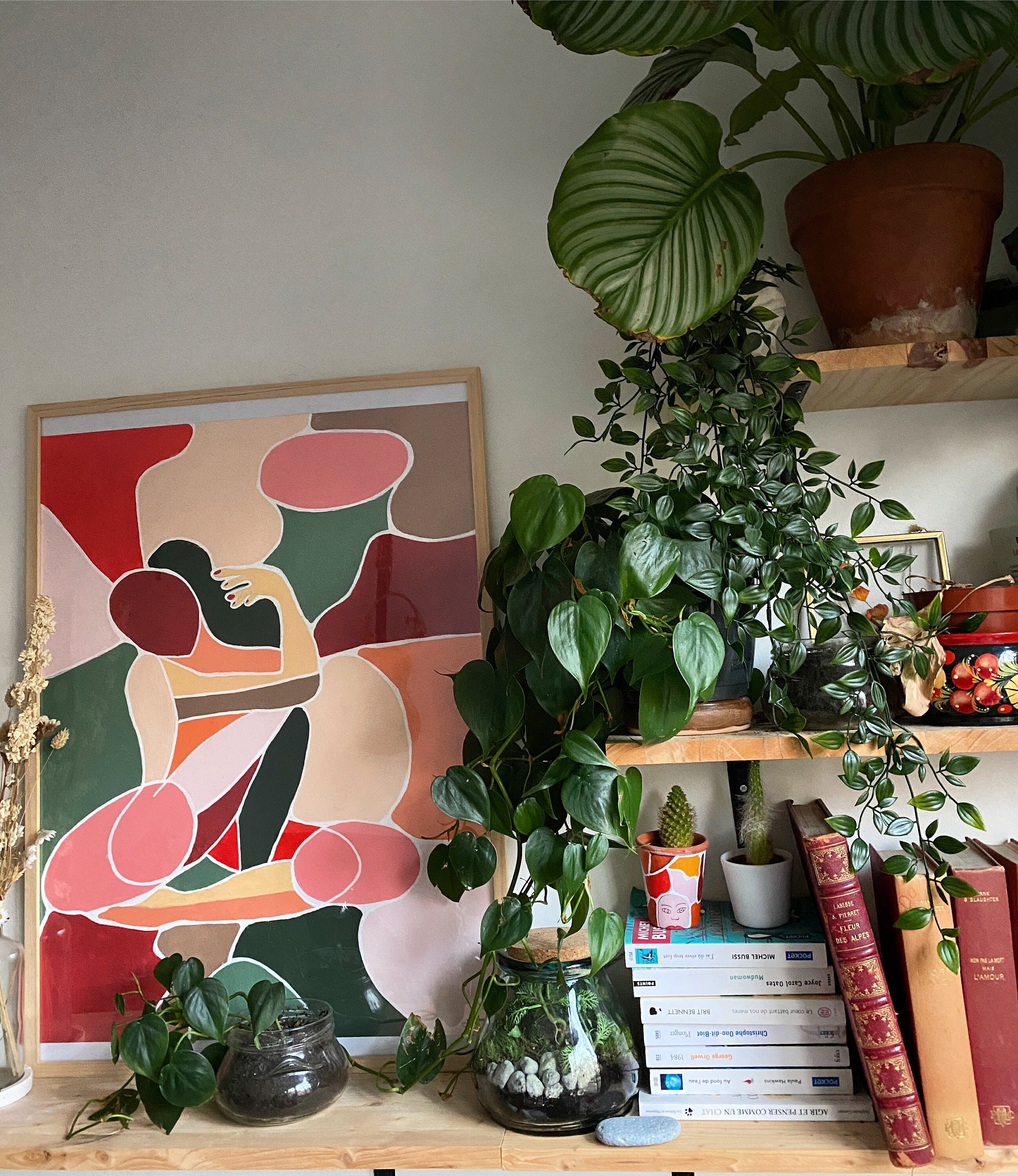 Woman Figure Painting - Silhouette Femme