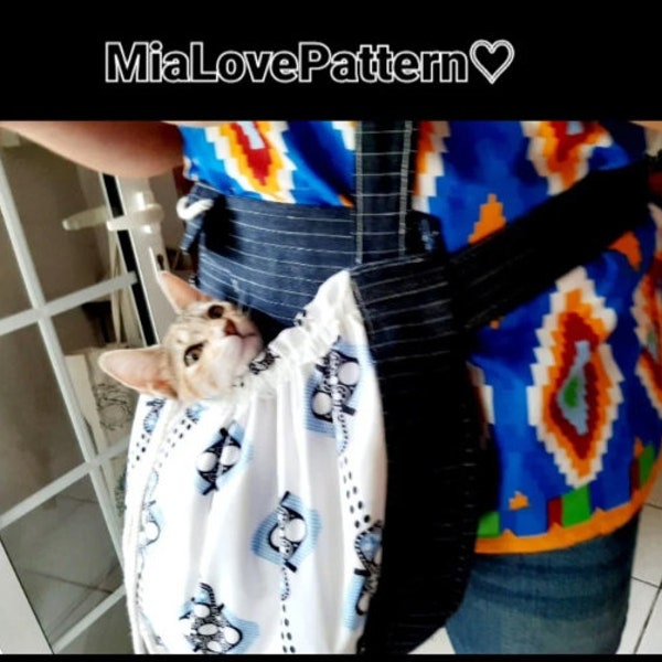 PATTERN Carrier bag for cats and dogs in PDF