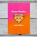 FANCYLUCKY Boss Weihnachtskarte – Hochwertige Recyclingpapier-Karte Mit Umschlag