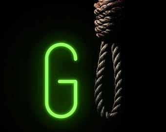 Neon GO with Noose | Poster Motivation Digital Wall Art Printable Gift