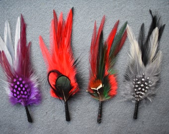 Pióra do kapeluszy dla mężczyzn, kobiet, unisex, ręcznie robione, w stylu western, kowboje z Teksasu, kapelusz trilby, kapelusz fedora.