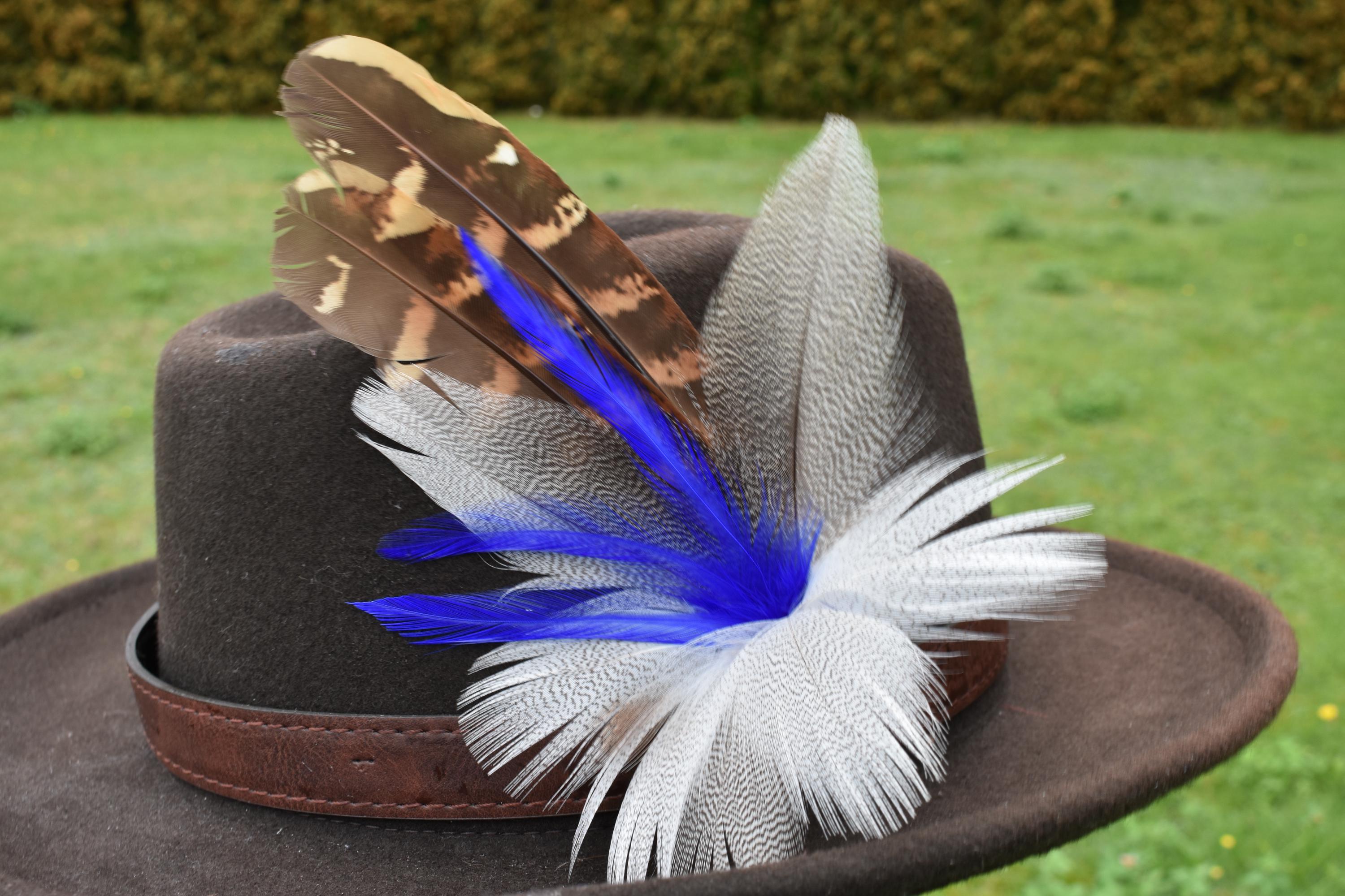 Hat Feathers for Men, Women, Unisex, Handmade, Western Style 