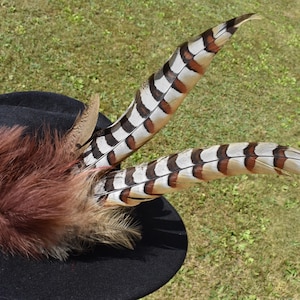 Hat feathers for man, woman, unisex, handmade, western style, texas cowboys