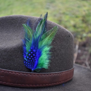 Feathers for hats men, women, unisex, handmade, western style,  Texas cowboys, Trilby, Fedora hat.