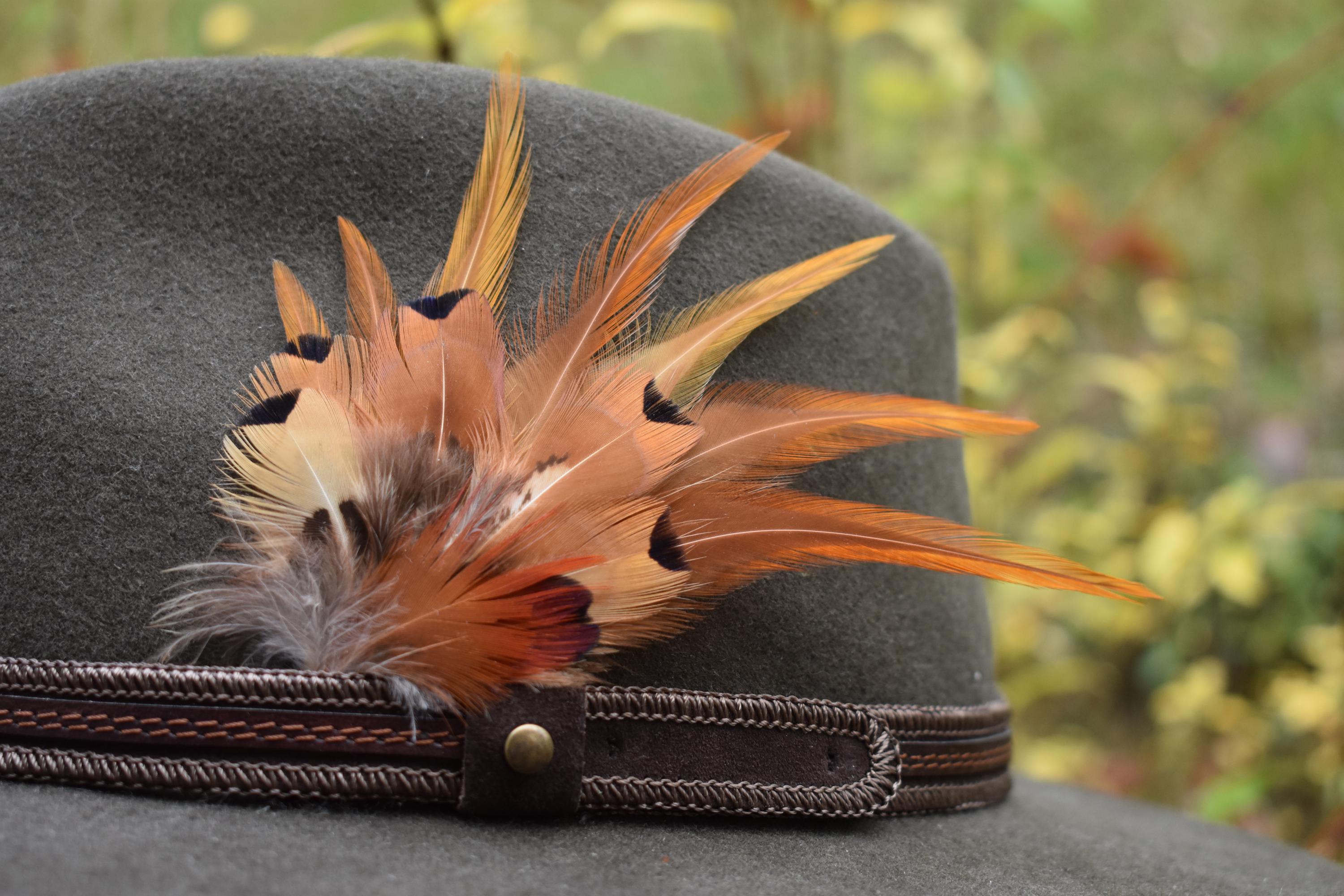 Buy Hat Feathers for Men, Women, Unisex, Handmade, Trilby, Fedora