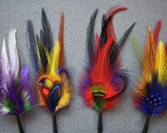 Pióra do kapeluszy dla mężczyzn, kobiet, unisex, ręcznie robione, w stylu western, kowboje z Teksasu, kapelusz trilby, kapelusz fedora.