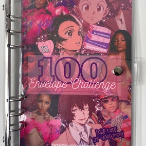 CUSTOM 100 ENVELOPE BINDER ||cash stuffing|| binder challenge ||  budget binder