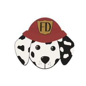 Firefighter Dog Cookie Cutter